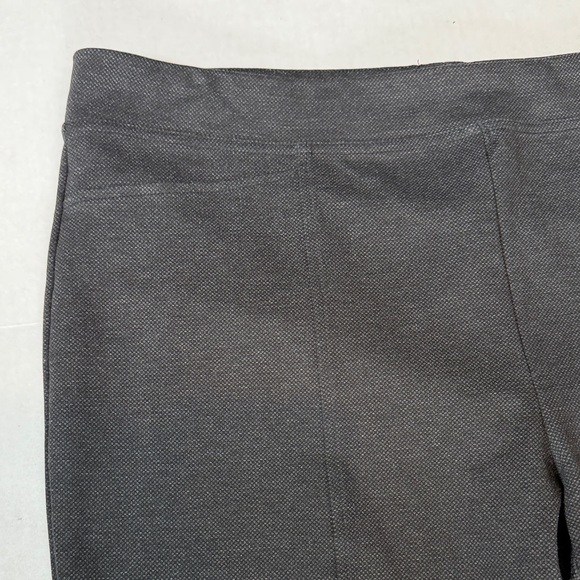 Calvin Klein Gray Textured Stretch Riding Pants - Picture 4 of 15